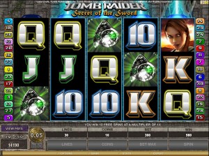 Tombraider microgaming videoslot